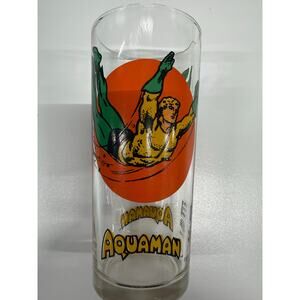 Vintage 1976 AQUAMAN Pepsi Super Series DC Comics Inc Glass
